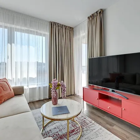 Scala City Center Apartments With Parking By Lion Apartments Gdansk Exterior photo